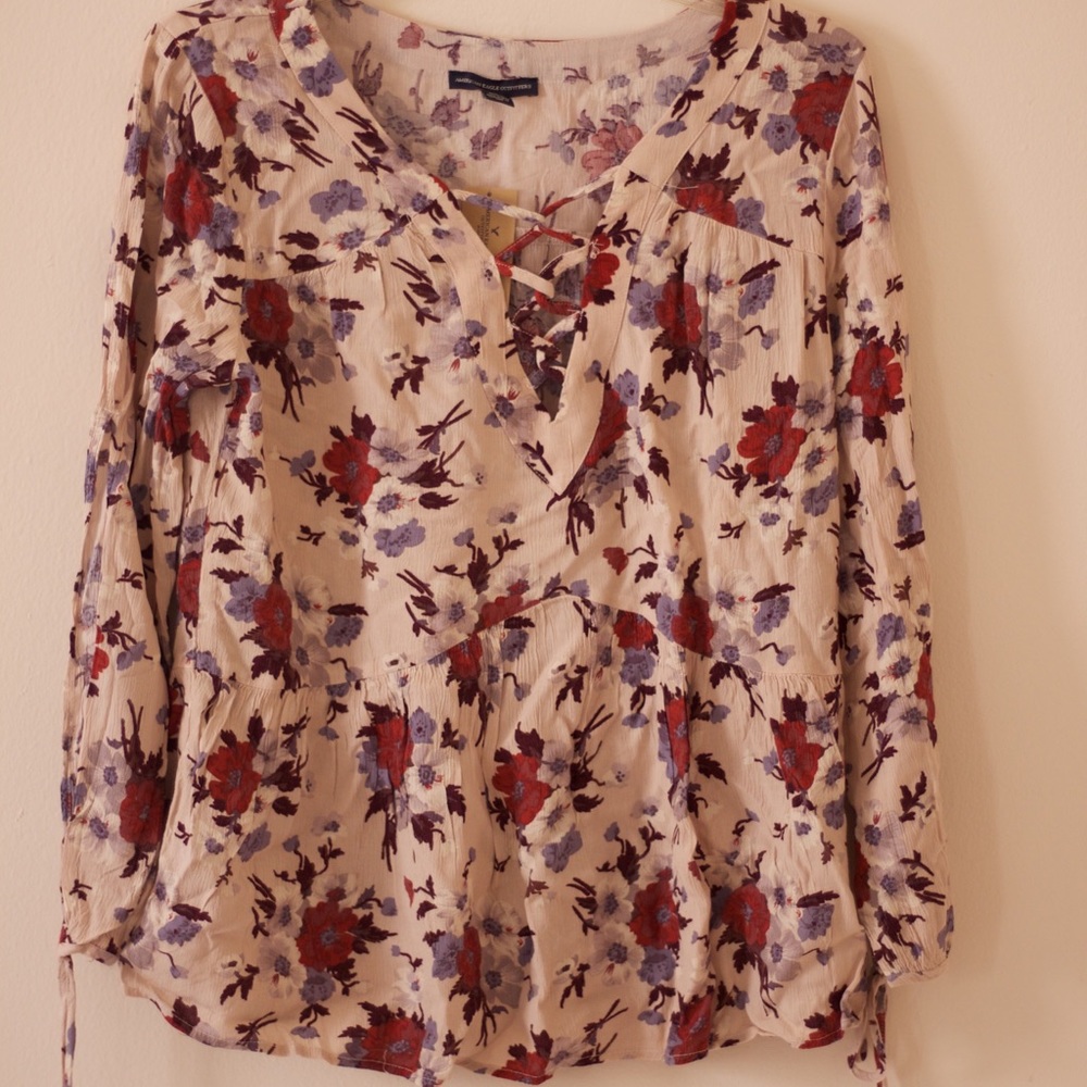 AE Floral blouse